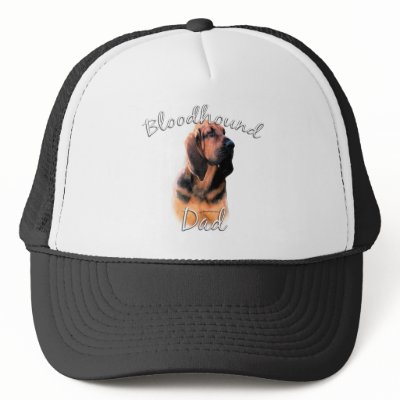 Bloodhound Dad 2 Trucker Hat by GreyWolfCreation