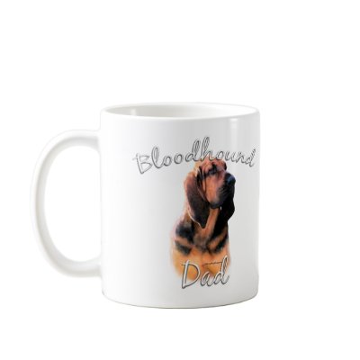 Bloodhound Dad 2 Mug by GreyWolfCreation