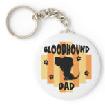 Bloodhound Dad Keychain