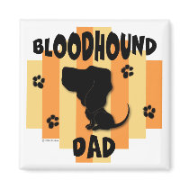 Bloodhound Dad Magnet