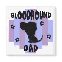 Bloodhound Dad Magnet