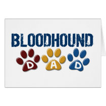 BLOODHOUND DAD Paw Print