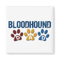 BLOODHOUND DAD Paw Print