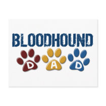 BLOODHOUND DAD Paw Print