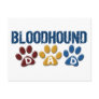 BLOODHOUND DAD Paw Print