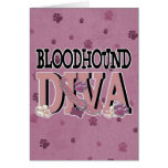 Bloodhound DIVA Greeting Card