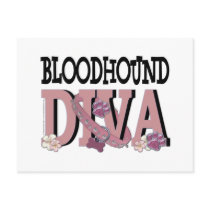 Bloodhound DIVA Postcard