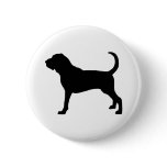 Bloodhound Dog Pinback Buttons