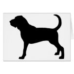 Bloodhound Dog Card