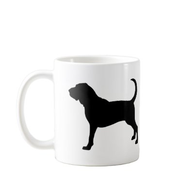 Bloodhound Dog Coffee Mugs by dogsandhorses