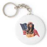 Bloodhound Flag Keychain