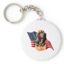 Bloodhound Flag Keychain