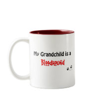 Bloodhound Grandchild Mugs