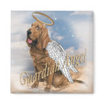 Bloodhound guardian angel magnet