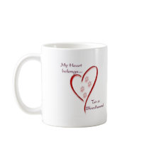 Bloodhound Heart Belongs Mug