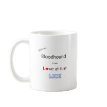 Bloodhound Lick Design Coffee Mugs
