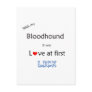 Bloodhound Lick Design Postcard
