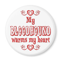 BLOODHOUND Love Fridge Magnets