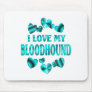 BLOODHOUND Love Mouse Mat