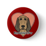 Bloodhound Lover Pinback Button