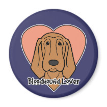 Bloodhound Lover Fridge Magnets