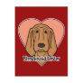Bloodhound Lover Post Card