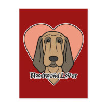 Bloodhound Lover Post Card