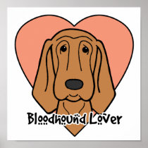 Bloodhound Lover Poster