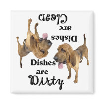 Bloodhound Lovers Dishwasher Magnet