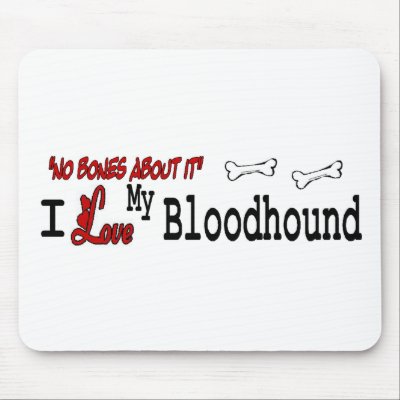 Bloodhound Lovers Gifts Mouse Mats by DogsByDezign