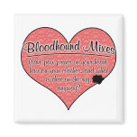 Bloodhound Mixes Paw Prints Dog Humour Refrigerator Magnets