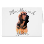 Bloodhound Mom 2 Greeting Card
