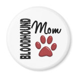 Bloodhound Mom 2 Refrigerator Magnets