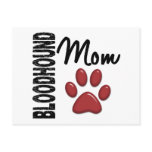 Bloodhound Mom 2 Postcard