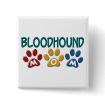 BLOODHOUND MOM Paw Print