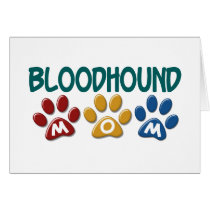 BLOODHOUND MOM Paw Print