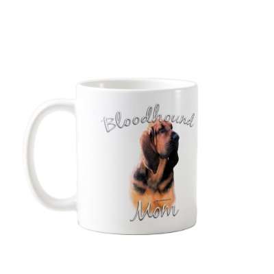 Bloodhound Mum 2 Mug by GreyWolfCreation