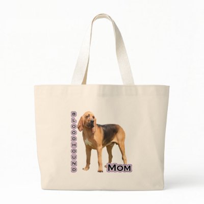 Bloodhound Mum 4 Tote Bag by GreyWolfCreation