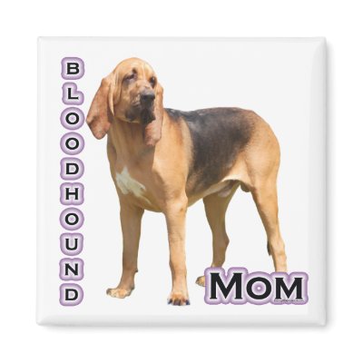 Bloodhound Mum 4 - Magnet by GreyWolfCreation