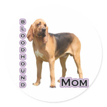 Bloodhound Mum 4 - Sticker