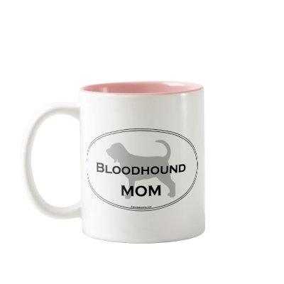 Bloodhound Mum Mug by dogwiregifts