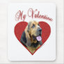 Bloodhound My Valentine Mouse Pads