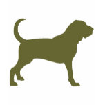 Bloodhound (olive green) t-shirts