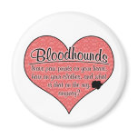 Bloodhound Paw Prints Dog Humour magnets