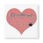 Bloodhound Paw Prints Dog Humour Magnet