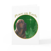 Bloodhound Peace Greeting Cards