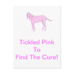 Bloodhound Pink Dog postcards
