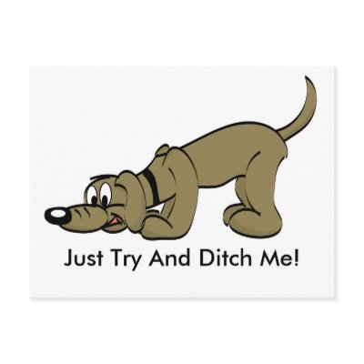 Bloodhound Post Card by haywiregraphics