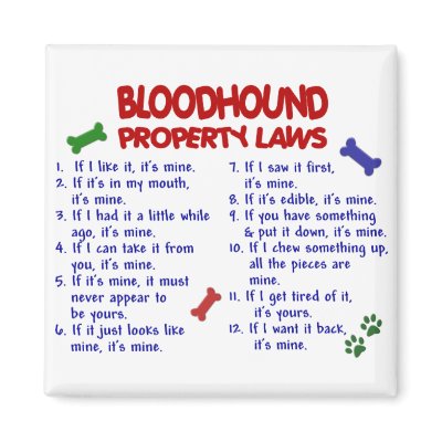 BLOODHOUND Property Laws 2 by poochloverstuff