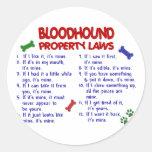 BLOODHOUND Property Laws 2 Stickers